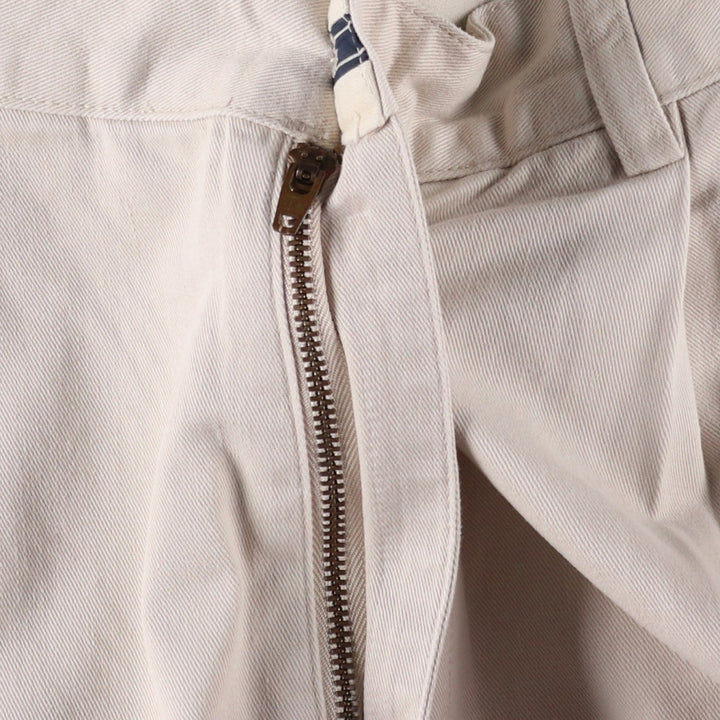 Ralph Lauren Polo Hammond Pant, two-pleat chino pants, men's size W32. cotton Beige type Vintage Second Hand