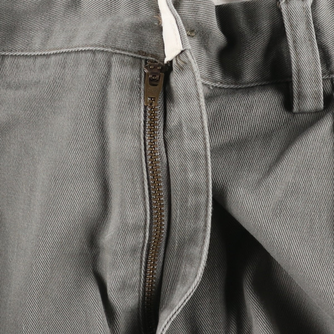 Ralph Lauren POLO by Ralph Lauren ANDREW PANT, two-pleat chino pants, men's, W35 equivalent cotton gray type Vintage Second Hand