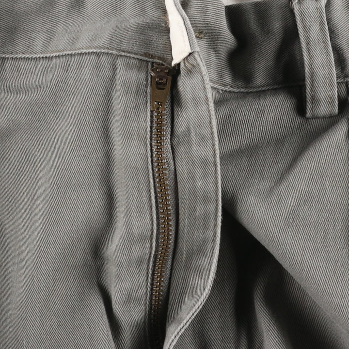 Ralph Lauren POLO by Ralph Lauren ANDREW PANT, two-pleat chino pants, men's, W35 equivalent cotton gray type Vintage Second Hand