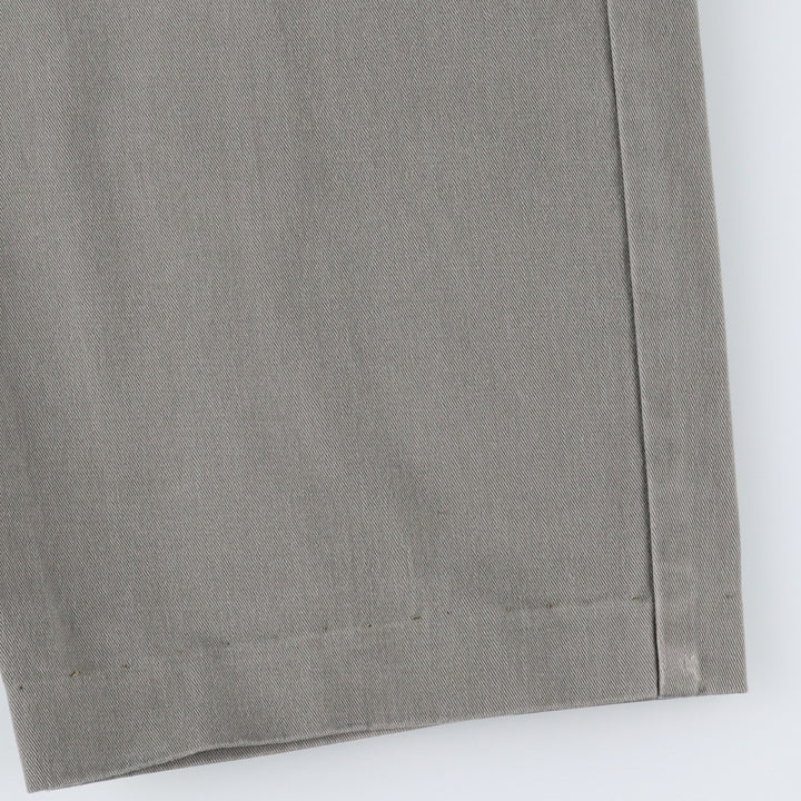 Ralph Lauren POLO by Ralph Lauren ANDREW PANT, two-pleat chino pants, men's, W35 equivalent cotton gray type Vintage Second Hand