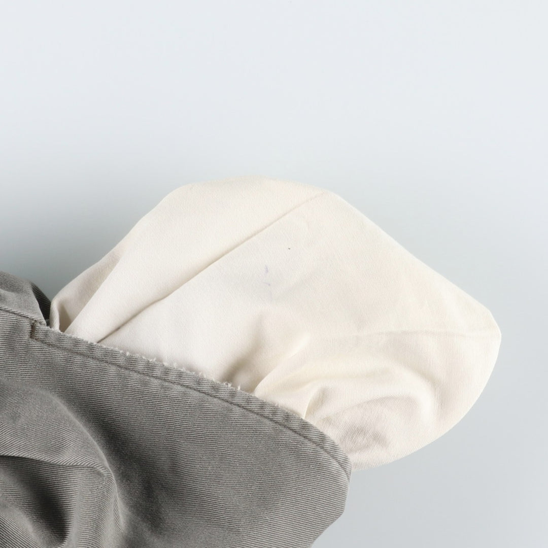 Ralph Lauren POLO by Ralph Lauren ANDREW PANT, two-pleat chino pants, men's, W35 equivalent cotton gray type Vintage Second Hand