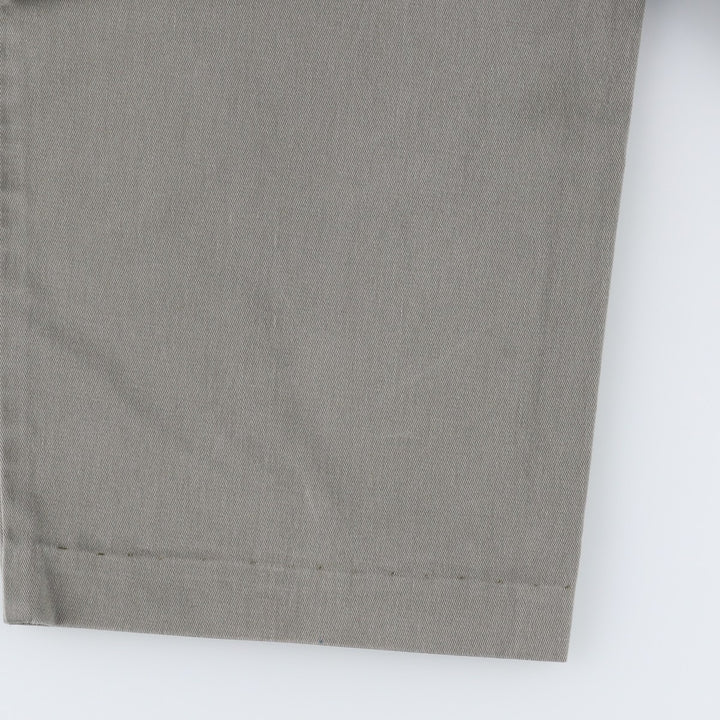 Ralph Lauren POLO by Ralph Lauren ANDREW PANT, two-pleat chino pants, men's, W35 equivalent cotton gray type Vintage Second Hand