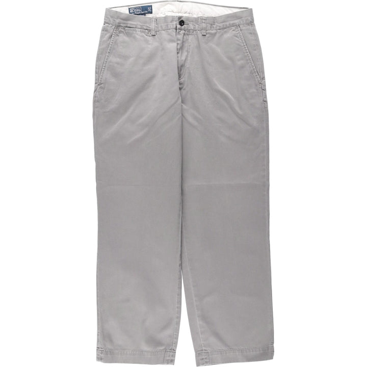 Ralph Lauren POLO by Ralph Lauren PRESTON PANT, Men's Chino Pants, Size W33 cotton gray type Vintage Second Hand