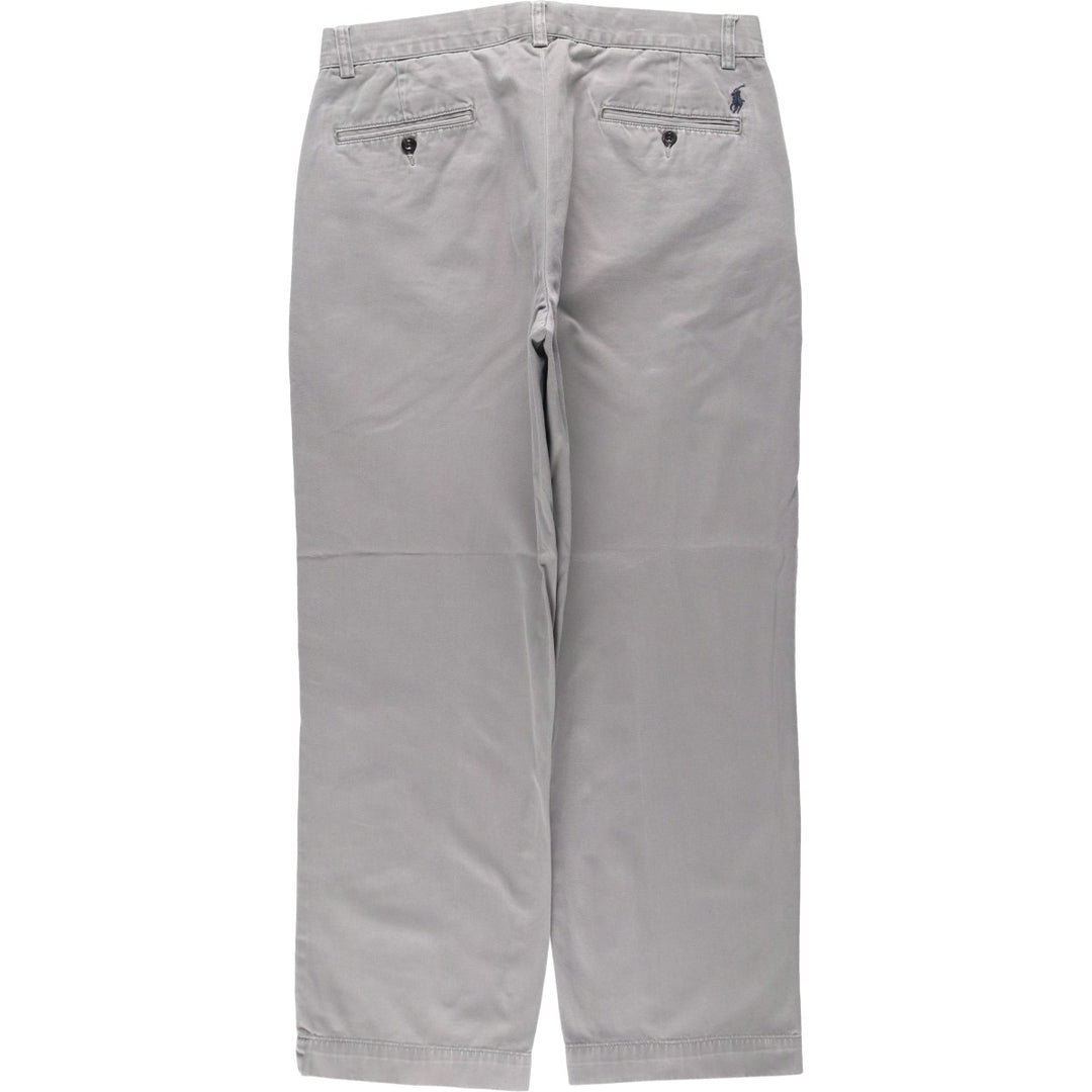 Ralph Lauren POLO by Ralph Lauren PRESTON PANT, Men's Chino Pants, Size W33 cotton gray type Vintage Second Hand
