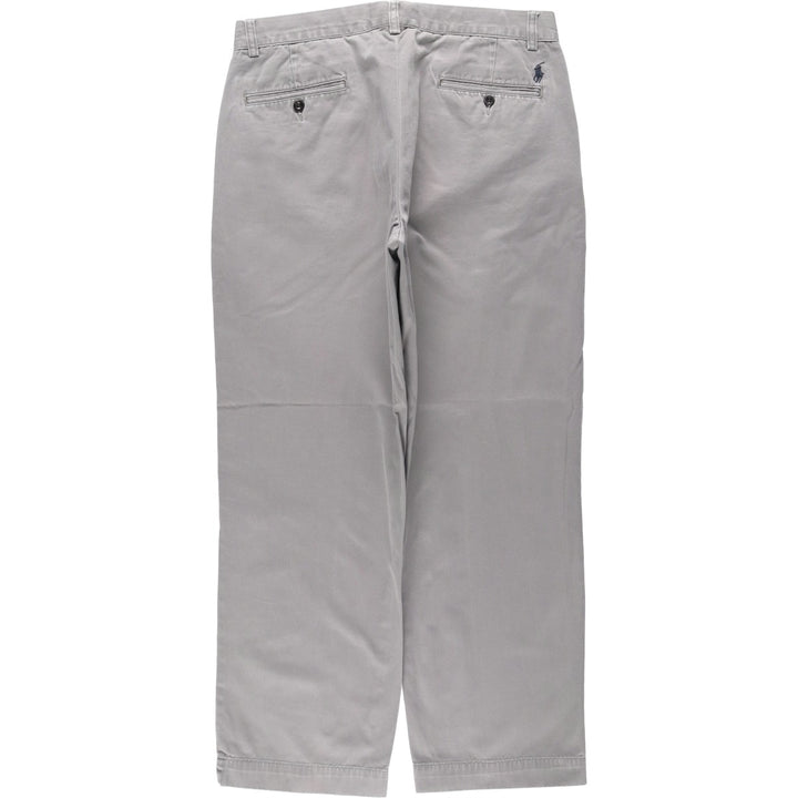 Ralph Lauren POLO by Ralph Lauren PRESTON PANT, Men's Chino Pants, Size W33 cotton gray type Vintage Second Hand