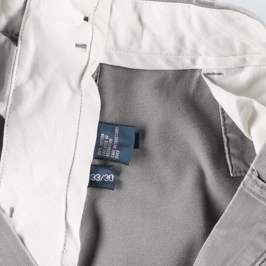 Ralph Lauren POLO by Ralph Lauren PRESTON PANT, Men's Chino Pants, Size W33 cotton gray type Vintage Second Hand