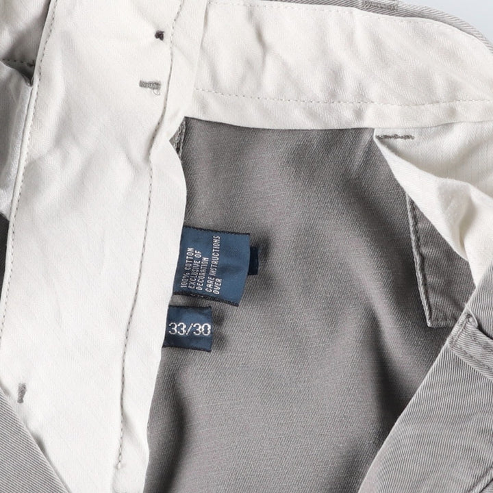 Ralph Lauren POLO by Ralph Lauren PRESTON PANT, Men's Chino Pants, Size W33 cotton gray type Vintage Second Hand