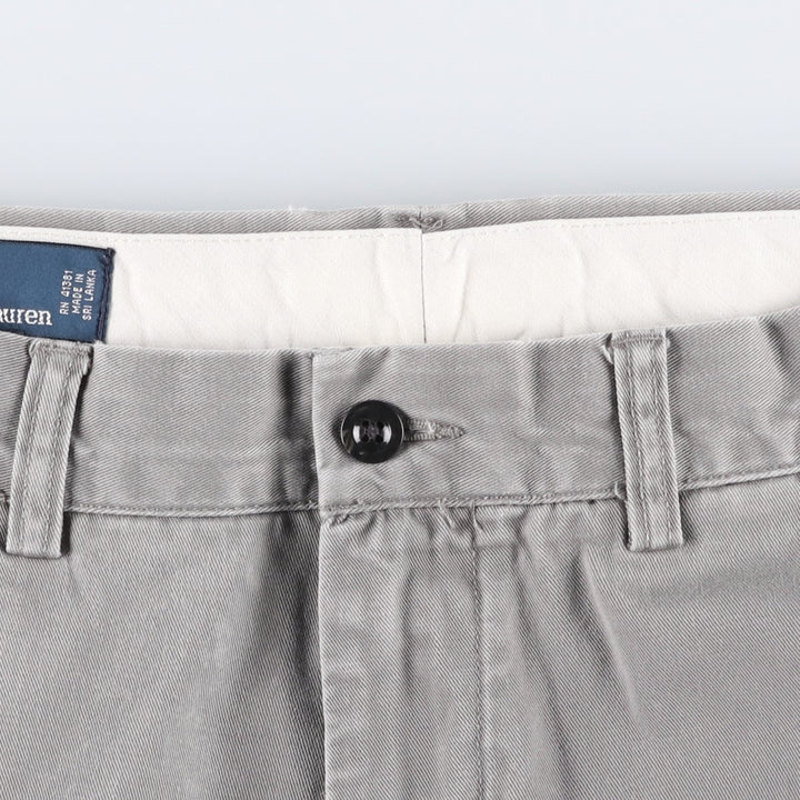 Ralph Lauren POLO by Ralph Lauren PRESTON PANT, Men's Chino Pants, Size W33 cotton gray type Vintage Second Hand