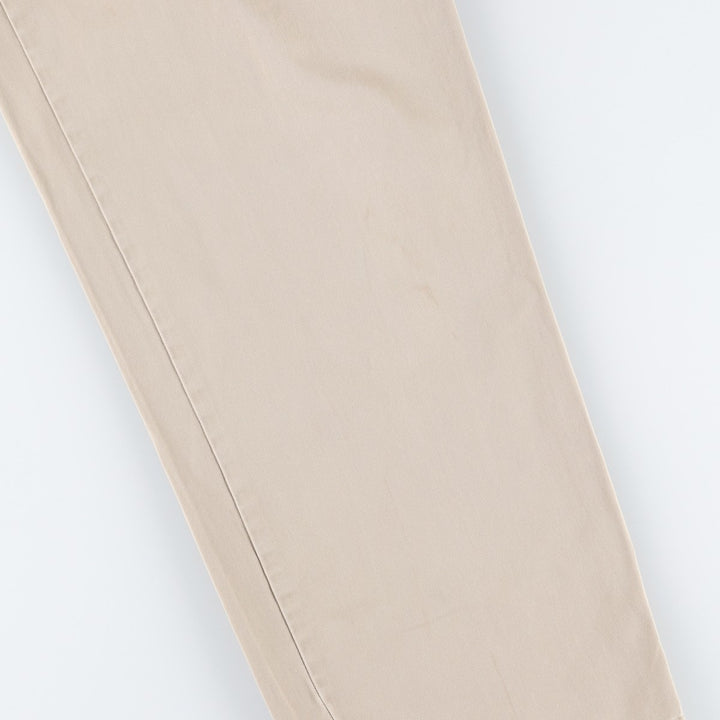 Ralph Lauren POLO by Ralph Lauren ANDREW PANT Two-pleat chino pants for men, equivalent to W33 cotton Beige type Vintage Second Hand