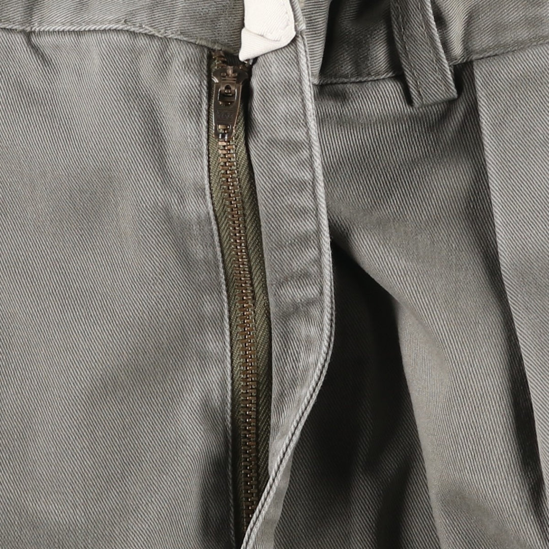 Ralph Lauren POLO by Ralph Lauren ANDREW PANT Two-pleat chino pants for men, equivalent to W33 cotton gray type Vintage Second Hand