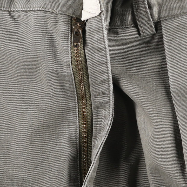 Ralph Lauren POLO by Ralph Lauren ANDREW PANT Two-pleat chino pants for men, equivalent to W33 cotton gray type Vintage Second Hand