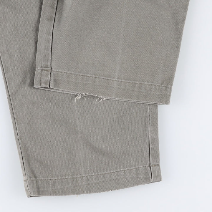 Ralph Lauren POLO by Ralph Lauren ANDREW PANT Two-pleat chino pants for men, equivalent to W33 cotton gray type Vintage Second Hand