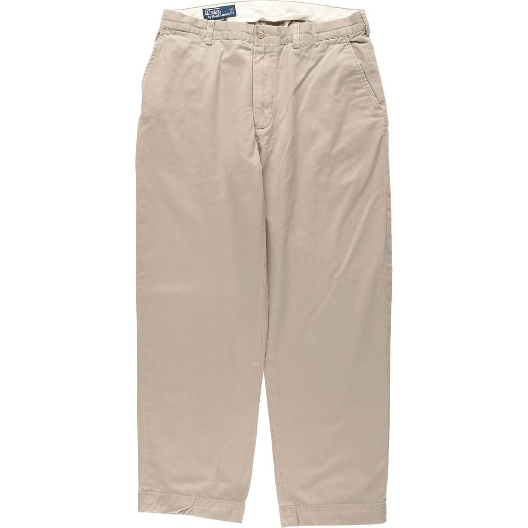 Ralph Lauren POLO by Ralph Lauren PROSPECT PANT Chino pants for men, equivalent to w34 cotton Beige type Vintage Second Hand
