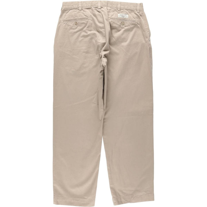 Ralph Lauren POLO by Ralph Lauren PROSPECT PANT Chino pants for men, equivalent to w34 cotton Beige type Vintage Second Hand