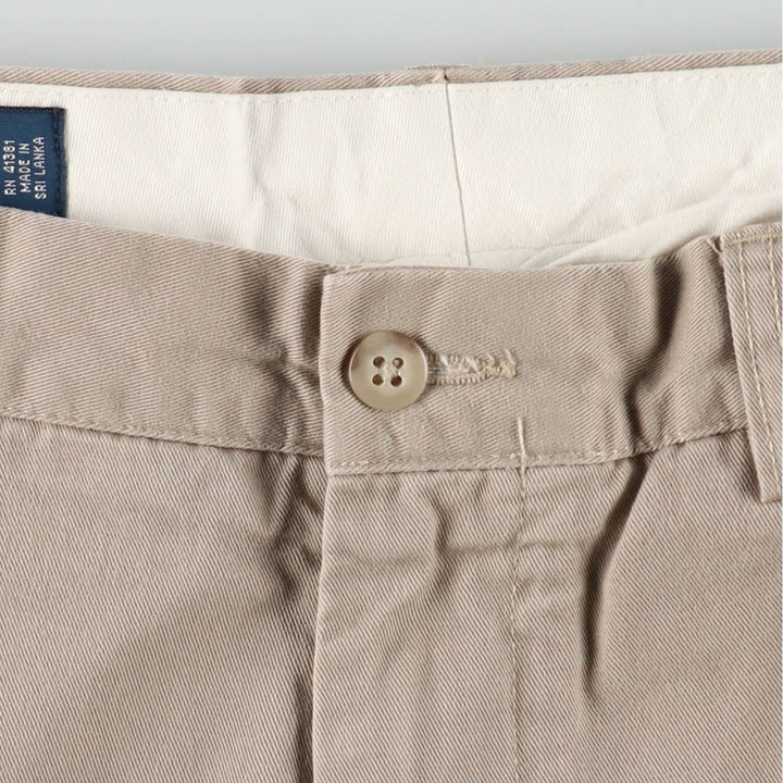 Ralph Lauren POLO by Ralph Lauren PROSPECT PANT Chino pants for men, equivalent to w34 cotton Beige type Vintage Second Hand