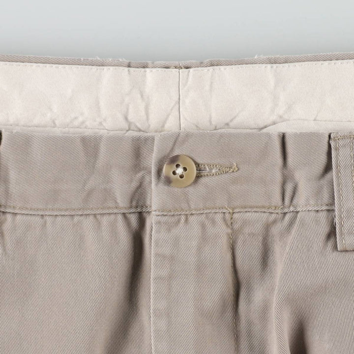 Ralph Lauren Polo Hammond Pant, two-pleat chino pants, men's size W34. cotton Beige type Vintage Second Hand