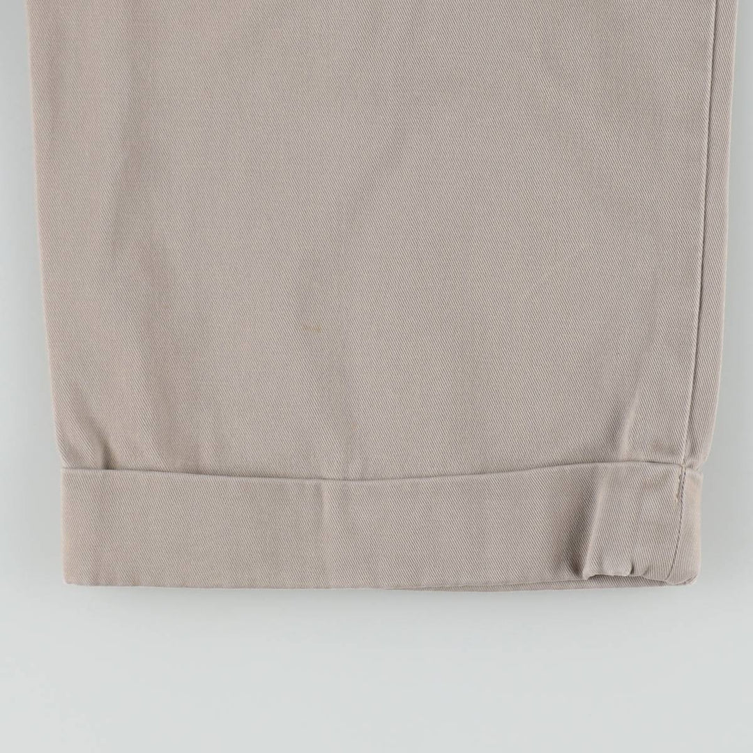 Ralph Lauren Polo Hammond Pant, two-pleat chino pants, men's size W34. cotton Beige type Vintage Second Hand