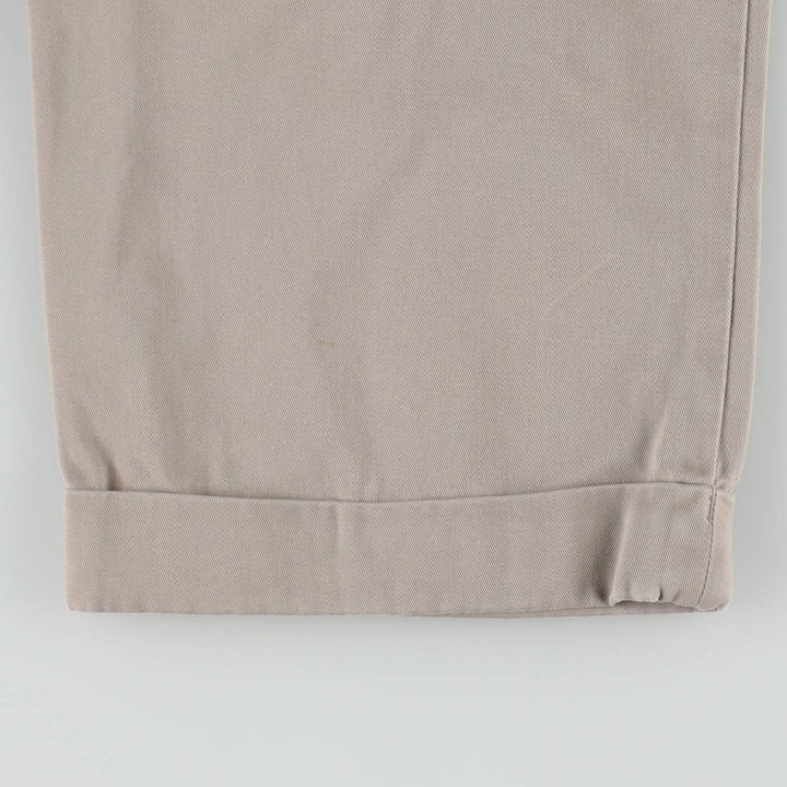 Ralph Lauren Polo Hammond Pant, two-pleat chino pants, men's size W34. cotton Beige type Vintage Second Hand