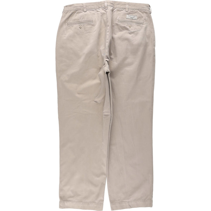 Ralph Lauren POLO by Ralph Lauren ANDREW PANT Two-pleat chino pants for men, equivalent to w36 cotton Beige type Vintage Second Hand