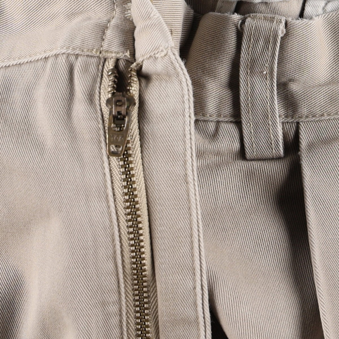 Ralph Lauren POLO by Ralph Lauren ANDREW PANT Two-pleat chino pants for men, equivalent to w36 cotton Beige type Vintage Second Hand
