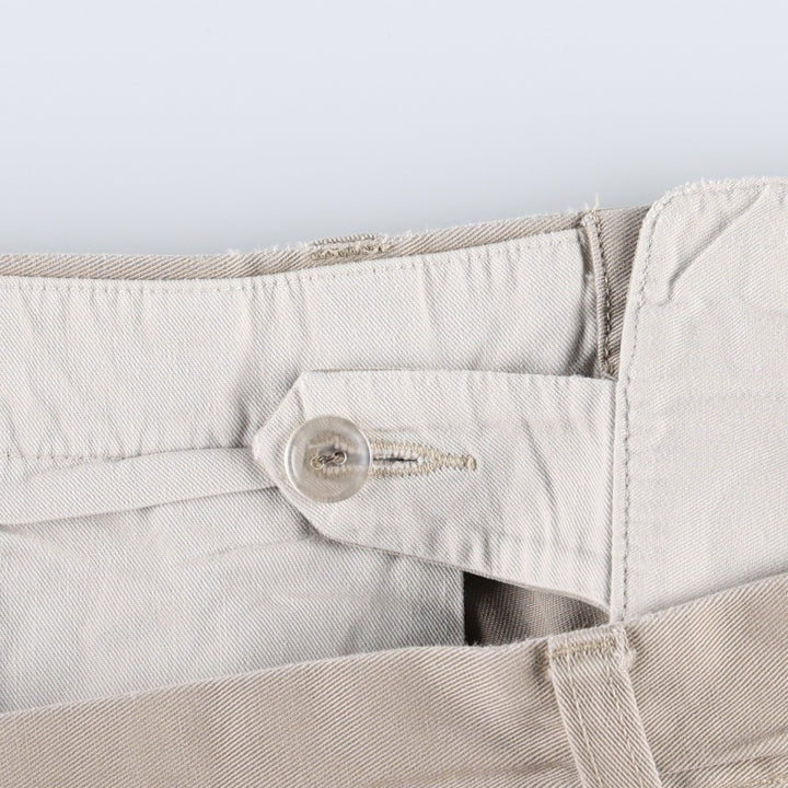 Ralph Lauren POLO by Ralph Lauren ANDREW PANT Two-pleat chino pants for men, equivalent to w36 cotton Beige type Vintage Second Hand
