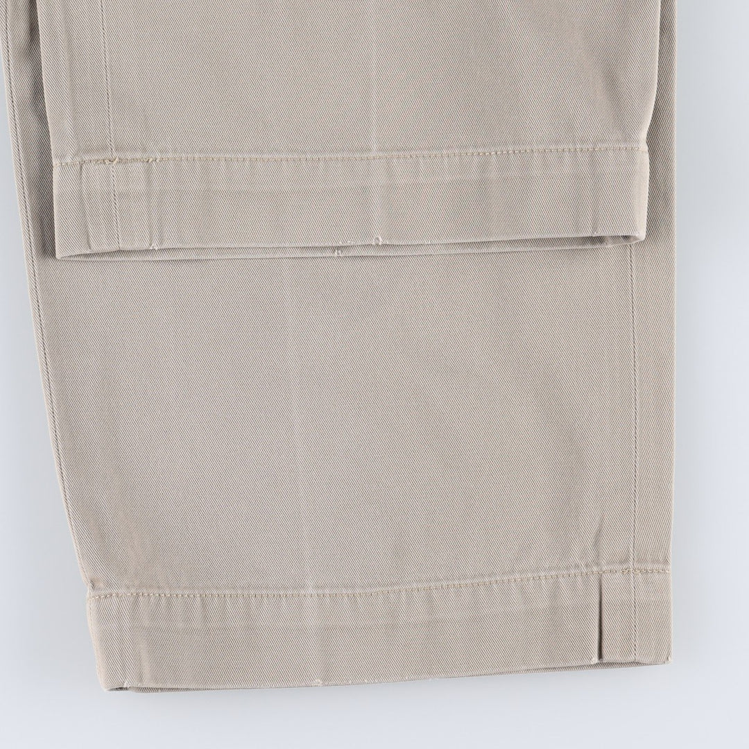 Ralph Lauren POLO by Ralph Lauren ANDREW PANT Two-pleat chino pants for men, equivalent to w36 cotton Beige type Vintage Second Hand