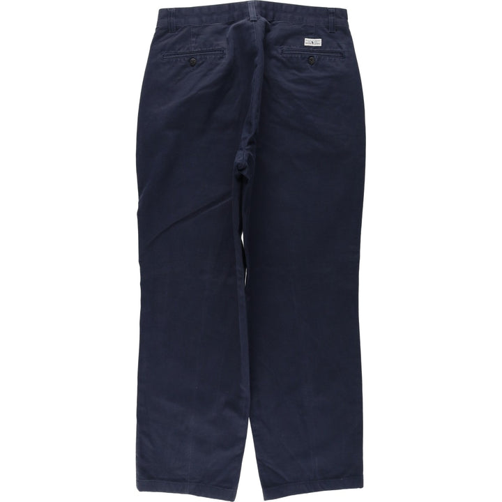 Ralph Lauren Polo Ralph Lauren GORDON PANT Chino Pants Men's W33 equivalent cotton navy blue type Vintage Second Hand