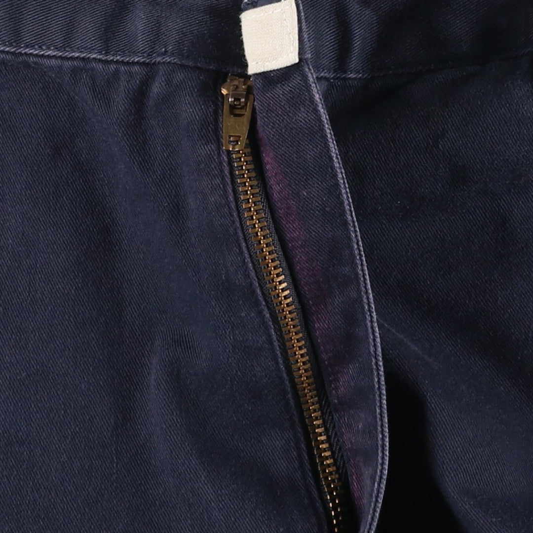 Ralph Lauren Polo Ralph Lauren GORDON PANT Chino Pants Men's W33 equivalent cotton navy blue type Vintage Second Hand