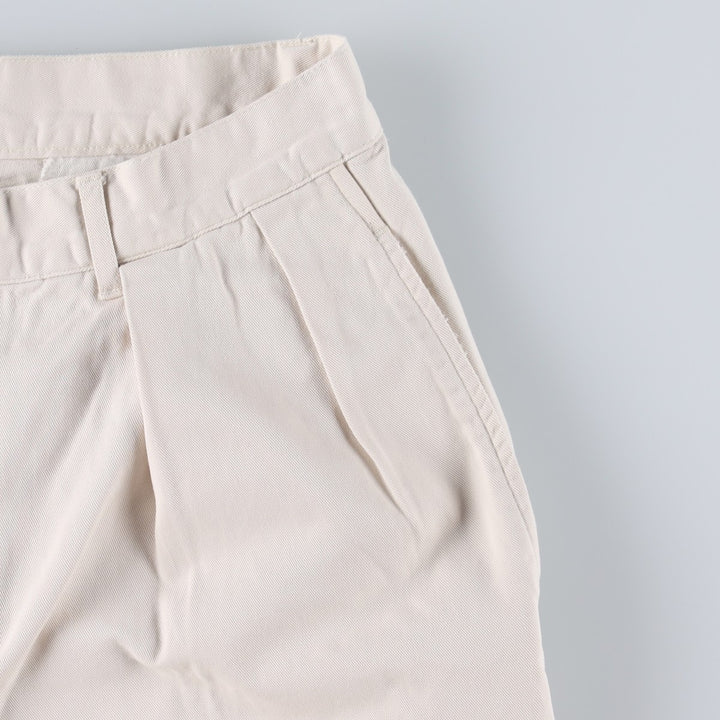 Ralph Lauren Polo by Ralph Lauren Two-Pleat Chino Pants, Men's Size W31 (approx.) cotton Beige type Vintage Second Hand