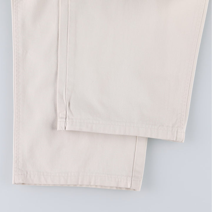 Ralph Lauren Polo by Ralph Lauren Two-Pleat Chino Pants, Men's Size W31 (approx.) cotton Beige type Vintage Second Hand