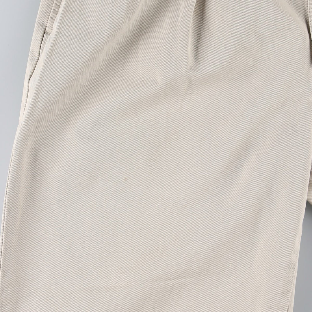 Ralph Lauren Polo Ralph Lauren Andrew Pant Two-pleat Chino Pants Men's Size W34 cotton Beige type Vintage Second Hand