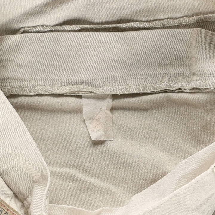 Ralph Lauren POLO by Ralph Lauren Two-pleat Chino Pants for Men, W33 equivalent cotton ivory Vintage Second Hand