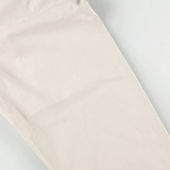 Ralph Lauren POLO by Ralph Lauren Two-pleat Chino Pants for Men, W33 equivalent cotton ivory Vintage Second Hand