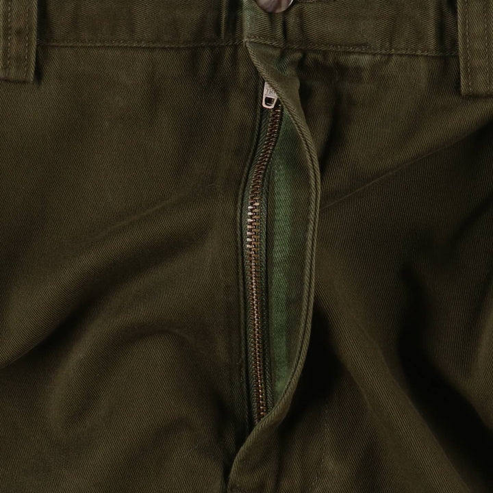 Ralph Lauren POLO by Ralph Lauren ANDREW PANT Two-pleat chino pants for men, equivalent to w37 cotton Khaki type Vintage Second Hand