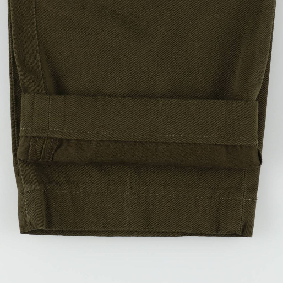 Ralph Lauren POLO by Ralph Lauren ANDREW PANT Two-pleat chino pants for men, equivalent to w37 cotton Khaki type Vintage Second Hand