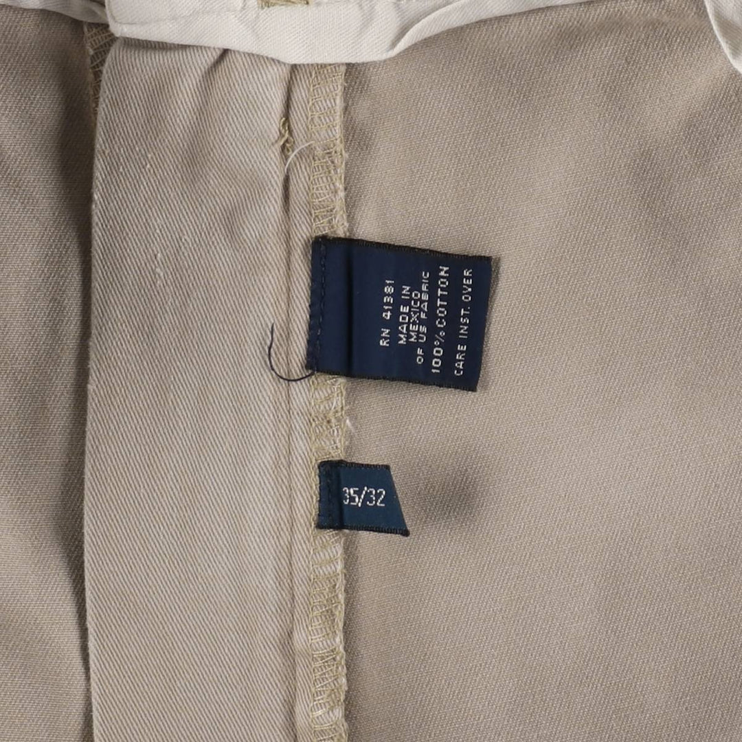 Ralph Lauren Polo Ralph Lauren Andrew Pant Two-pleat Chino Pants Men's Size W34 cotton Beige type Vintage Second Hand