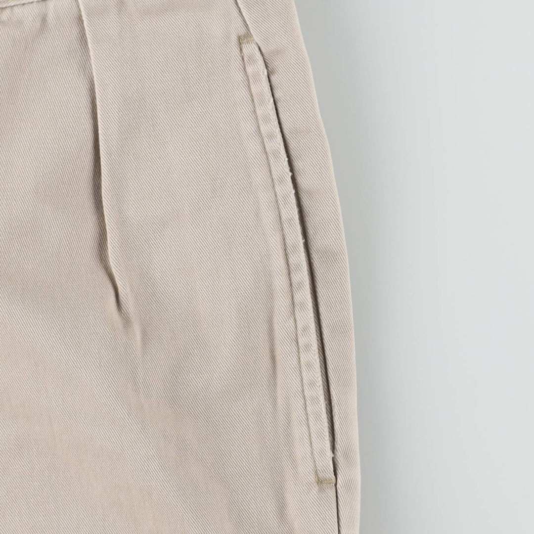 Ralph Lauren Polo Ralph Lauren Andrew Pant Two-pleat Chino Pants Men's Size W34 cotton Beige type Vintage Second Hand