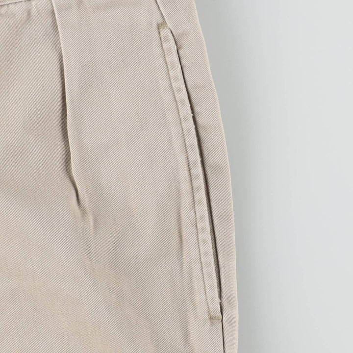 Ralph Lauren Polo Ralph Lauren Andrew Pant Two-pleat Chino Pants Men's Size W34 cotton Beige type Vintage Second Hand