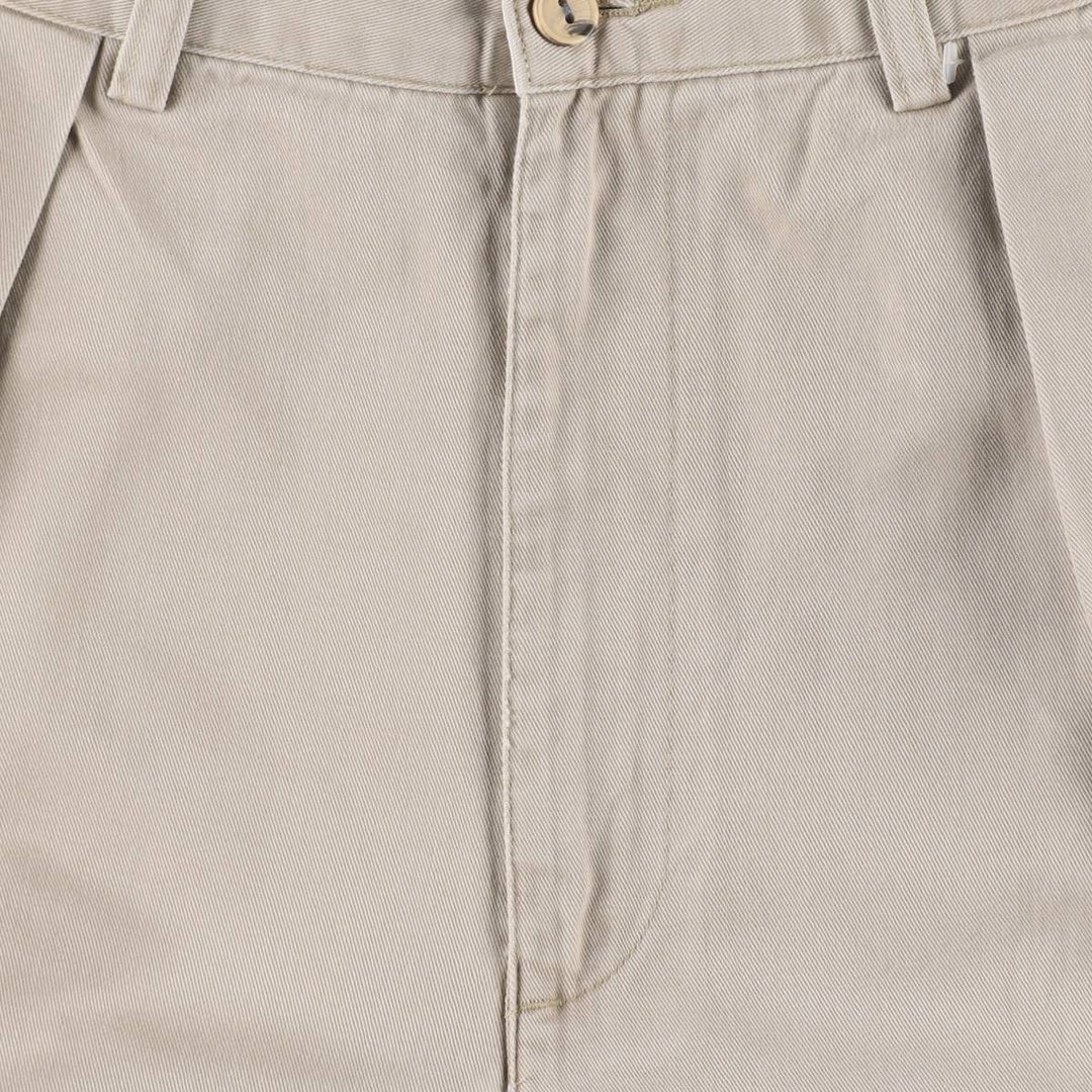 Ralph Lauren Polo Ralph Lauren Andrew Pant Two-pleat Chino Pants Men's Size W34 cotton Beige type Vintage Second Hand
