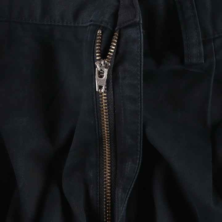 Ralph Lauren POLO by Ralph Lauren HAMMOND PANT, two-pleat chino pants, men's w35 equivalent cotton black type Vintage Second Hand