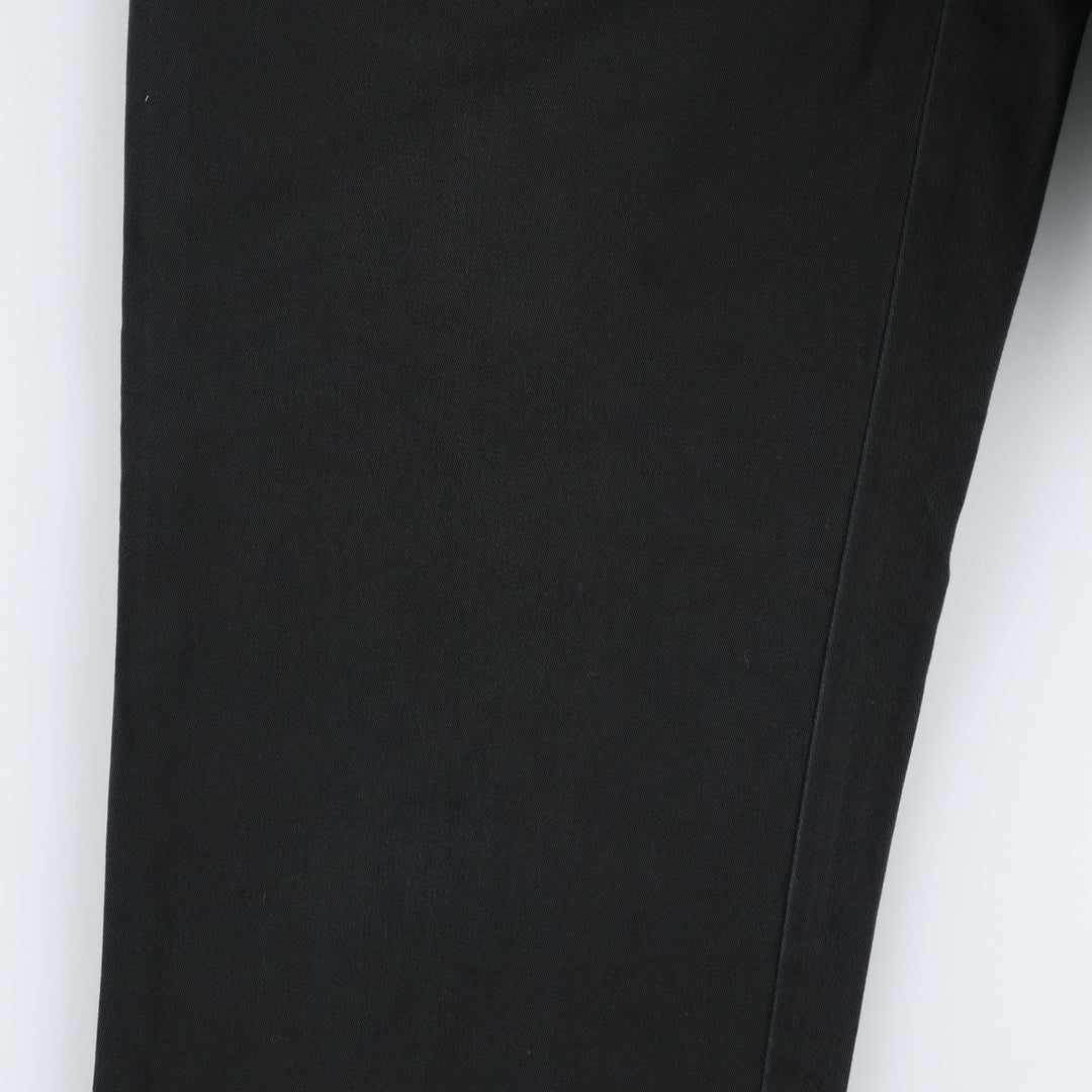 Ralph Lauren POLO by Ralph Lauren ANDREW PANT Two-pleat chino pants for men, equivalent to W33 cotton black type Vintage Second Hand