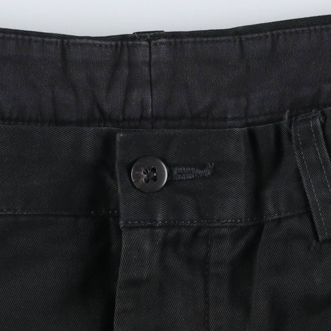 Ralph Lauren POLO by Ralph Lauren ANDREW PANT Two-pleat chino pants for men, equivalent to W34 cotton black type Vintage Second Hand