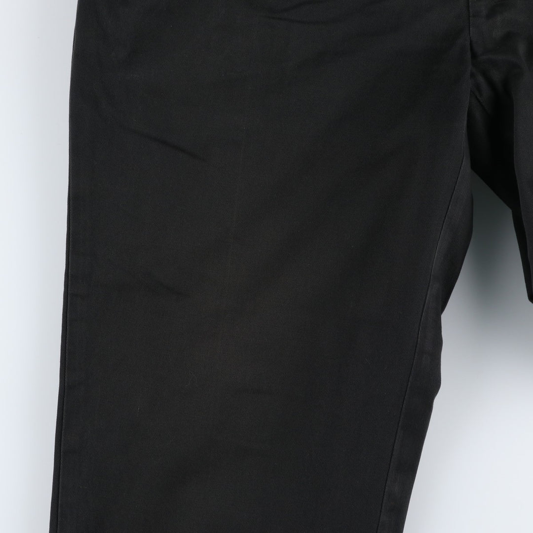 Ralph Lauren POLO by Ralph Lauren ANDREW PANT Two-pleat chino pants for men, equivalent to W34 cotton black type Vintage Second Hand