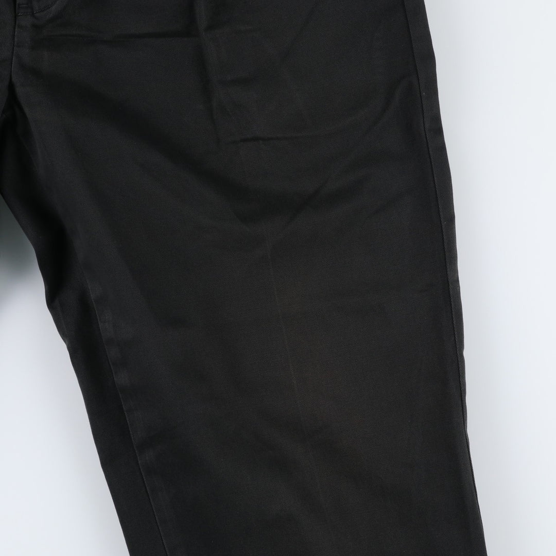 Ralph Lauren POLO by Ralph Lauren ANDREW PANT Two-pleat chino pants for men, equivalent to W34 cotton black type Vintage Second Hand