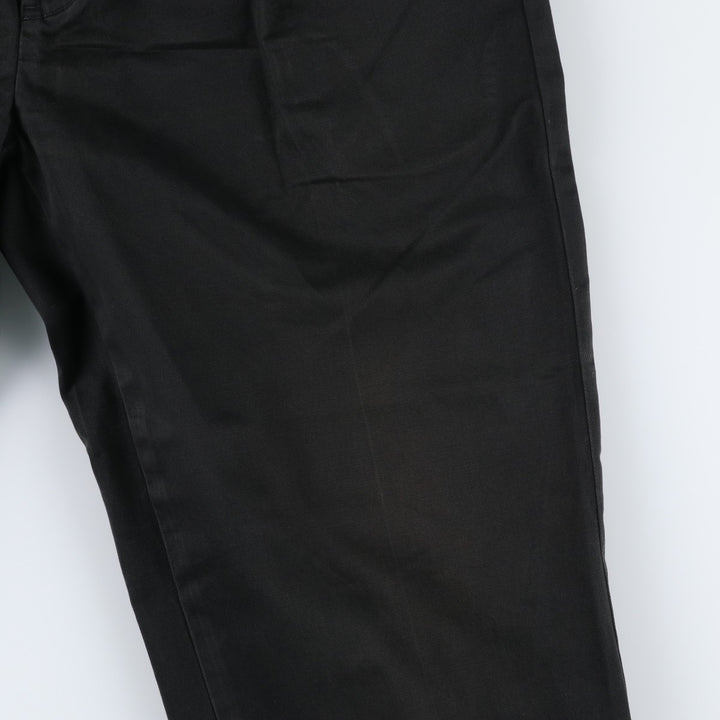 Ralph Lauren POLO by Ralph Lauren ANDREW PANT Two-pleat chino pants for men, equivalent to W34 cotton black type Vintage Second Hand