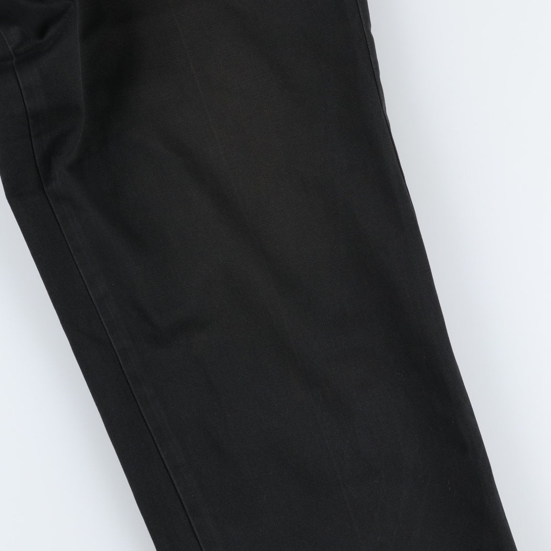 Ralph Lauren POLO by Ralph Lauren ANDREW PANT Two-pleat chino pants for men, equivalent to W34 cotton black type Vintage Second Hand