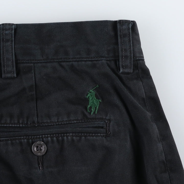 Ralph Lauren POLO by Ralph Lauren PRESTON PANT Chino pants for men, equivalent to w36 cotton black type Vintage Second Hand