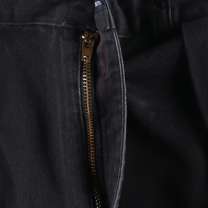 Ralph Lauren Polo Ralph Lauren Andrew Pant Two-pleat Chino Pants Men's Size W32 cotton black type Vintage Second Hand