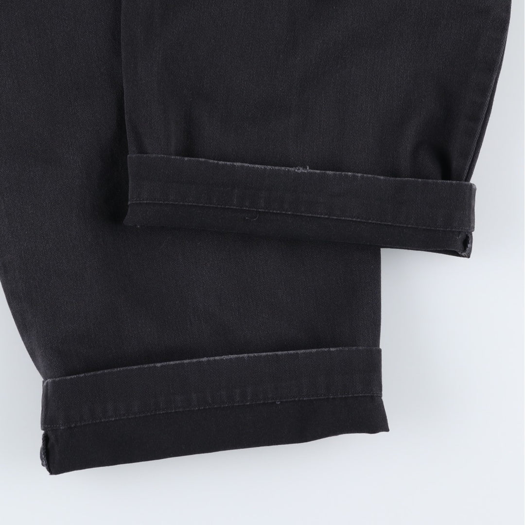 Ralph Lauren Polo Ralph Lauren Andrew Pant Two-pleat Chino Pants Men's Size W32 cotton black type Vintage Second Hand