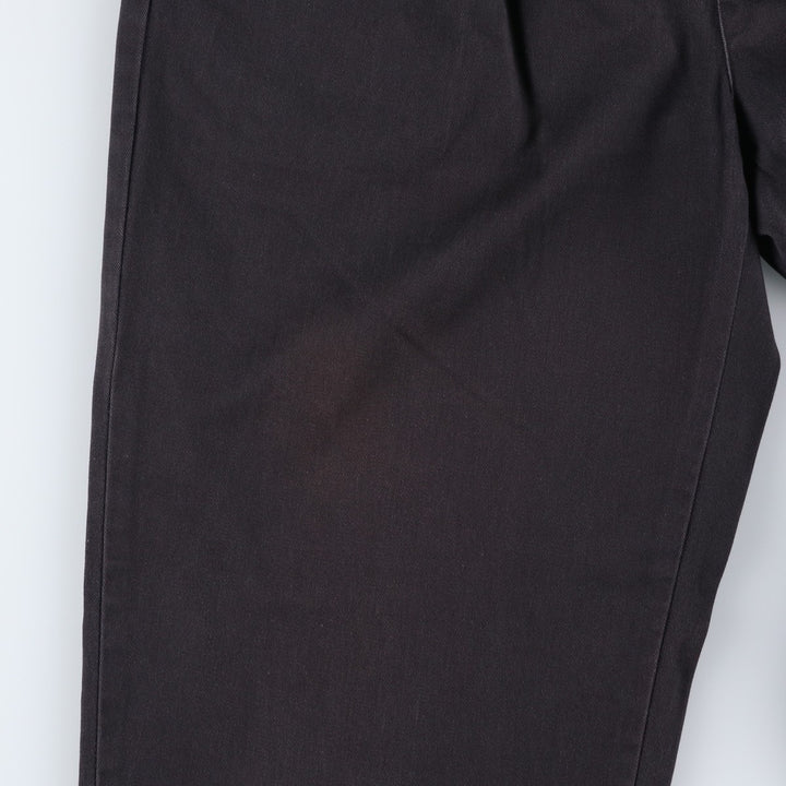 Ralph Lauren POLO by Ralph Lauren ANDREW PANT, two-pleat chino pants, men's, W32 equivalent cotton navy blue type Vintage Second Hand